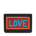 Fendi Calfskin Love Vocabulary Pouch (SHF-23921)