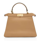 Fendi Calfskin Peekaboo Medium Satchel (SHF-18868)