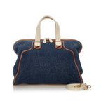 Fendi Chameleon Denim Satchel (SHG-29058)