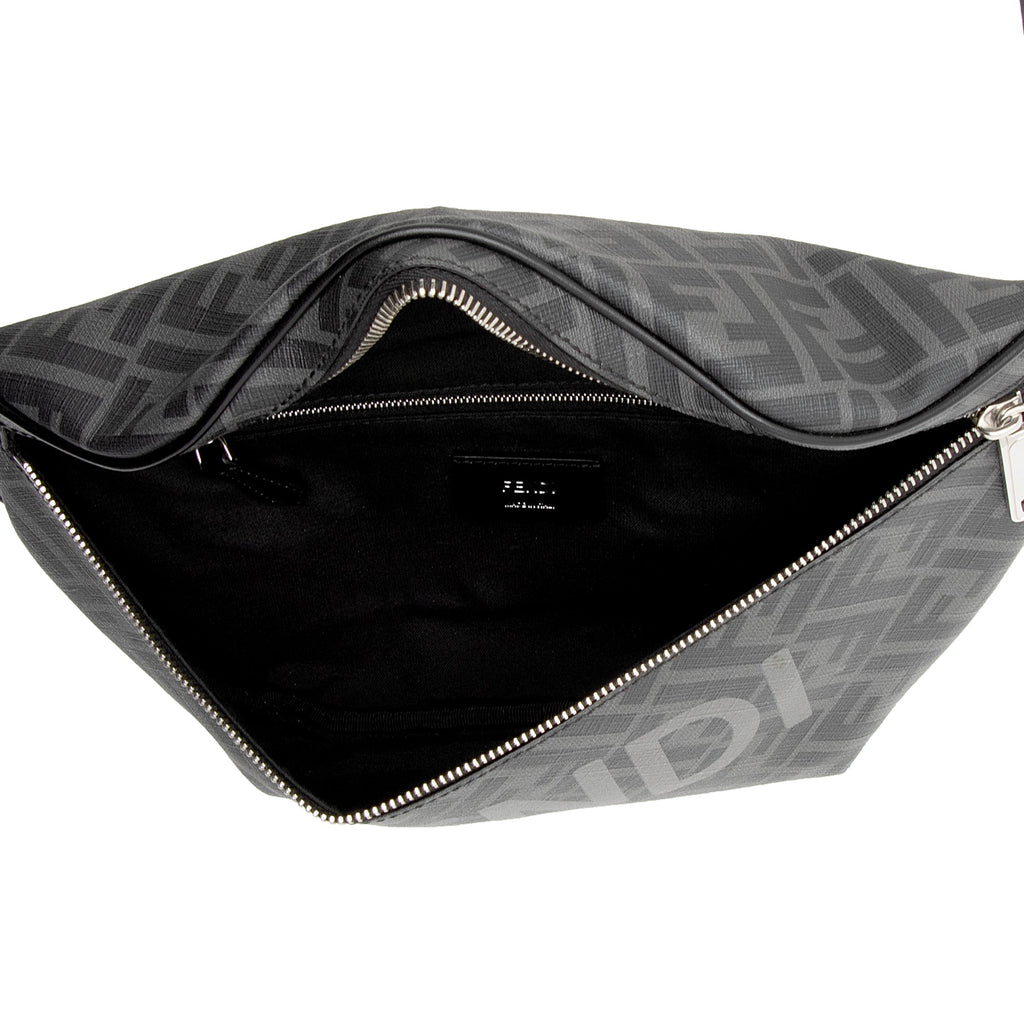 Fendi Coated Canvas FF Belt Bag (SHF-AeWxPp)