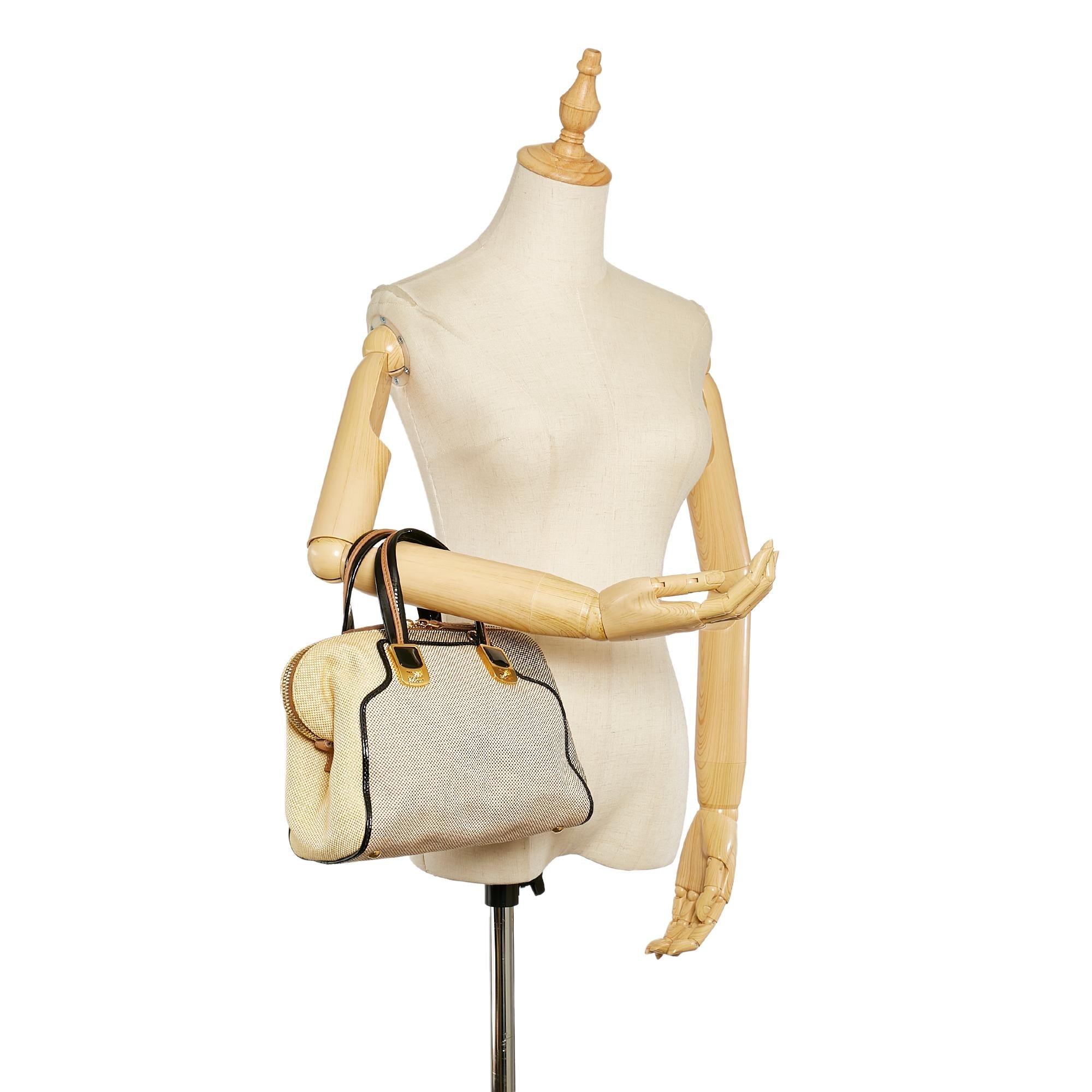 Fendi Colorblock Canvas Chameleon Handbag (SHG-24876)