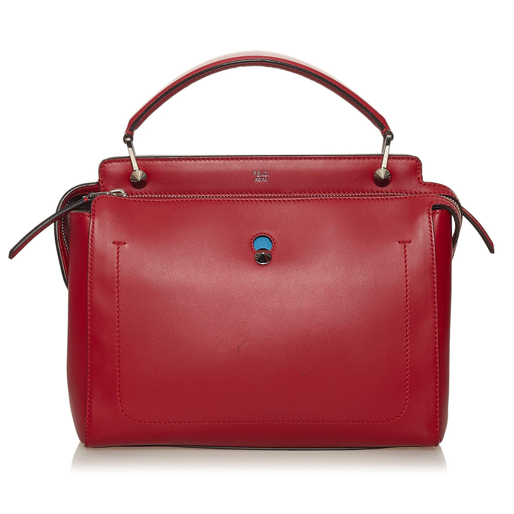 Fendi DotCom Leather Satchel (SHG-29019)