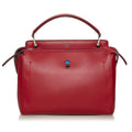Fendi DotCom Leather Satchel (SHG-29019)