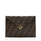 Fendi FF Embossed 1974 Envelope Pouch (SHF-20977)