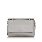 Fendi FF Lock Leather Satchel (SHG-26242)