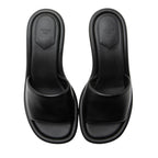 Fendi Leather Baguette FF Cutout Heel Mules - Size 7.5 / 37.5