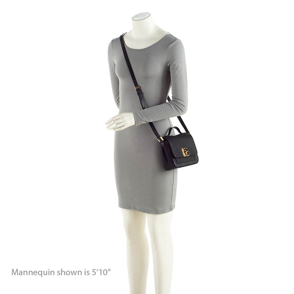 Fendi Leather Borsa Mini Crossbody Bag (SHF-19852)