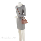 Fendi Leather Crystal Peekaboo XS Shoulder Bag (SHF-19840)