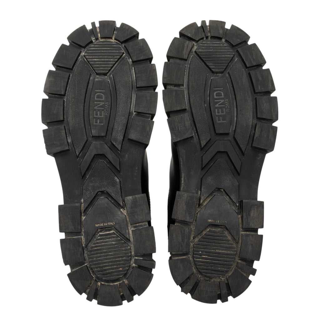 Fendi Leather Force Chelsea Boots - Size 7.5 / 37.5 (SHF-JzrAmk)