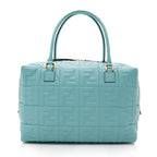 Fendi Leather Large Boston Satchel (SHF-17553)