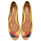 Fendi Leather Monster Ballet Flats - Size 7.5 / 37.5 (SHF-18366)