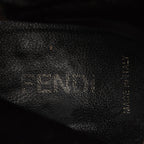 Fendi Leather Selleria Platform Knee High Boots - Size 8 / 38