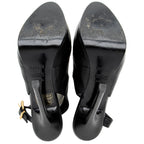 Fendi Leather Slingback Pumps - Size 6.5 / 36.5 (SHF-18130)