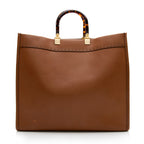 Fendi Leather Sunshine Large Shopper Tote (SHF-18055)