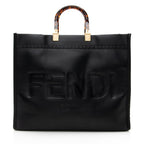 Fendi Leather Sunshine Large Shopper Tote (SHF-22666)