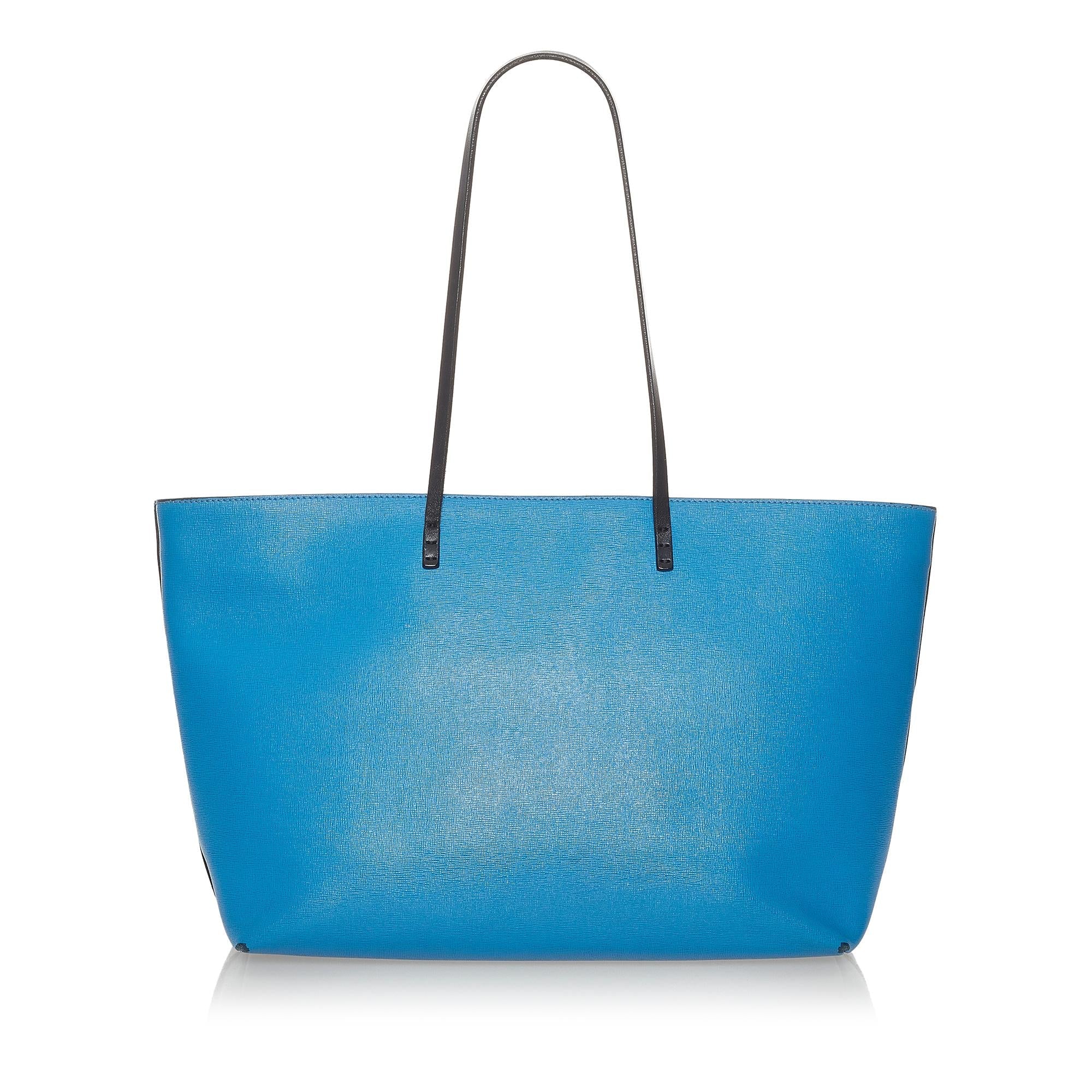 Fendi Medium Monster Roll Leather Tote Bag (SHG-28115)