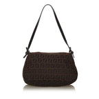 Fendi Mini Zucchino Canvas Mamma Baguette (SHG-28605)