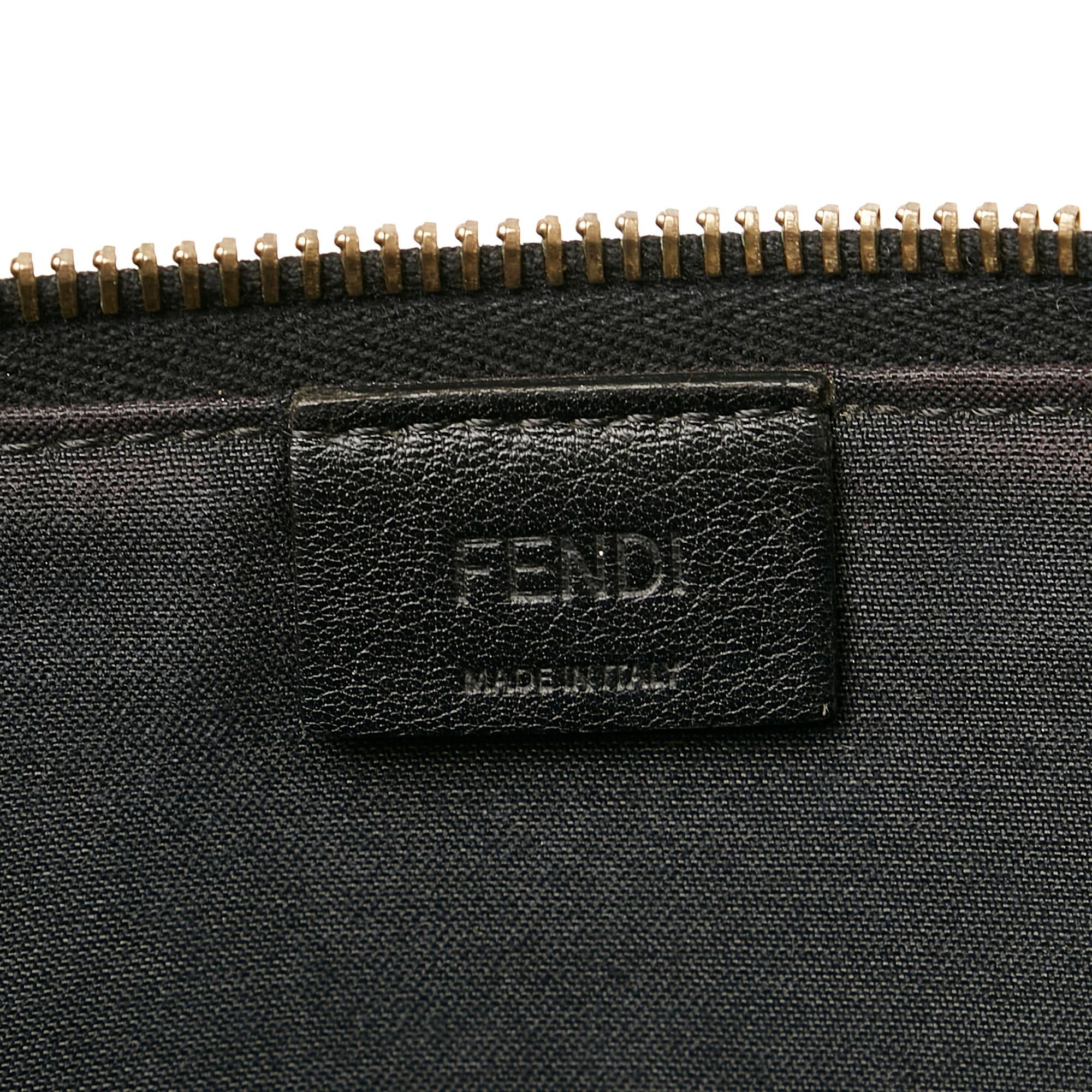 Fendi Monster Leather Clutch Bag (SHG-26144)