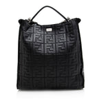 Fendi Nappa Embossed FF 1974 Peekaboo X Lite Bag (SHF-20545)