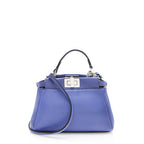 Fendi Nappa Leather Peekaboo Micro Shoulder Bag (SHF-11504)