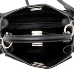 Fendi Nappa Leather Whipstitch Peekaboo Mini Shoulder Bag (SHF-19236)