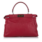 Fendi Peekaboo Leather Satchel (SHG-23909)