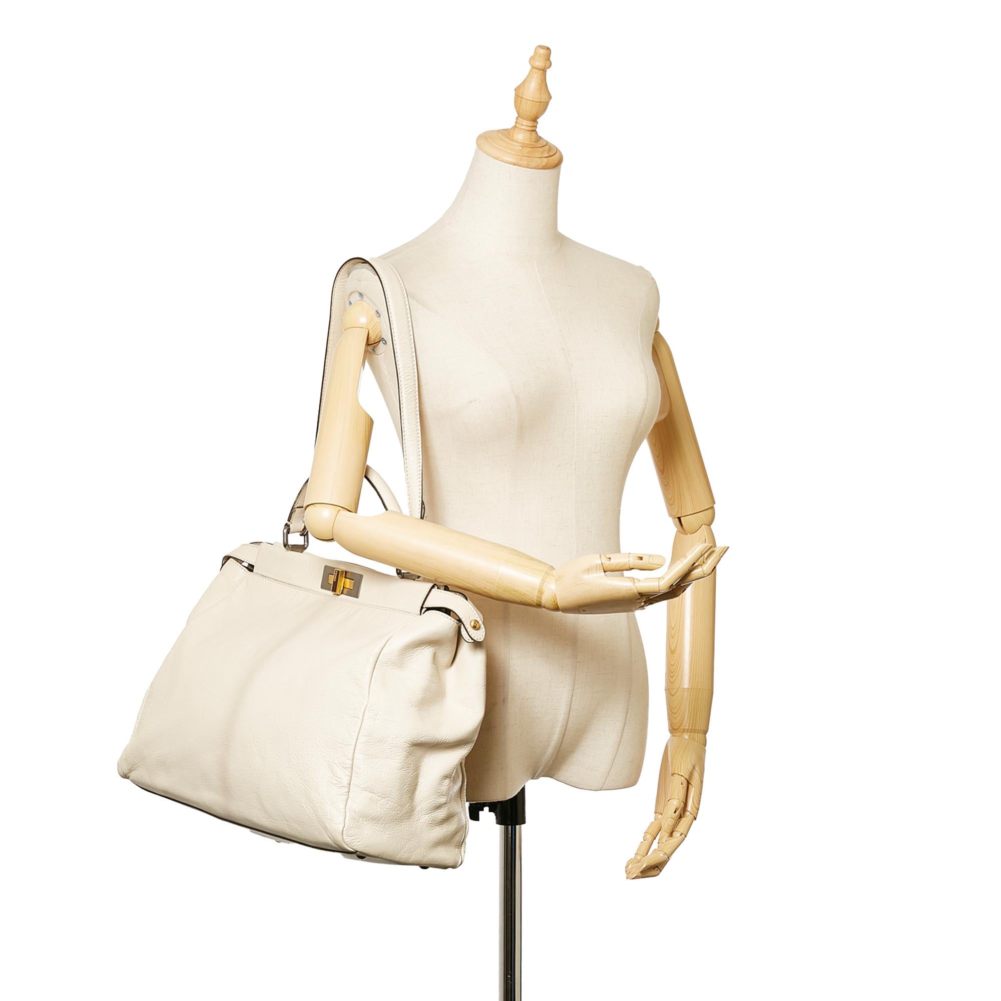 Fendi Peekaboo Leather Satchel (SHG-26729)