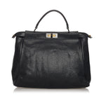 Fendi Peekaboo Leather Satchel (SHG-31245)