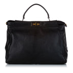 Fendi Peekaboo Leather Satchel (SHG-32463)