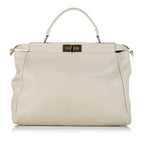 Fendi Peekaboo Leather Satchel (SHG-32466)