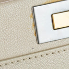 Fendi Peekaboo Leather Satchel (SHG-32466)