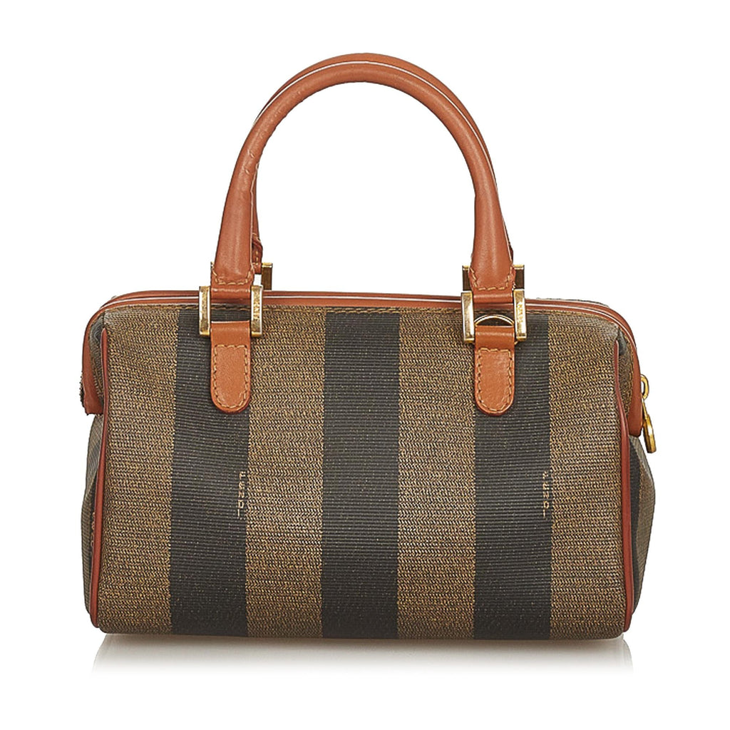 Fendi Pequin Boston Bag (SHG-26237)