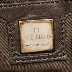 Fendi Pequin Canvas Shoulder Bag (SHG-25160)