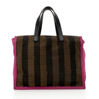 Fendi Pequin Canvas Tote (SHF-16461)