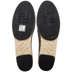 Fendi Pequin Stripe Espadrilles Flats - Size 8 / 38 (SHF-18369)