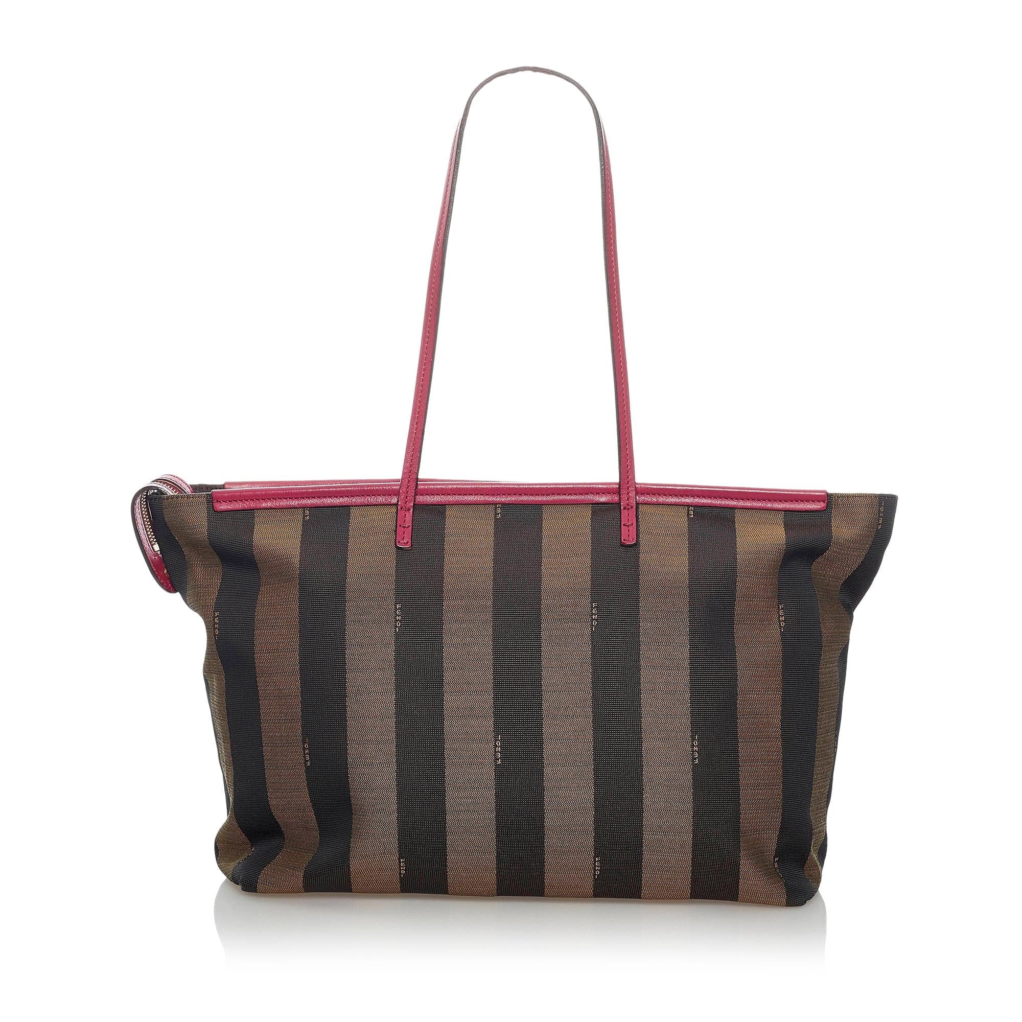 Fendi Pequin Tote Bag (SHG-30372)