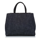 Fendi Petit 2Jours Denim Satchel (SHG-29466)