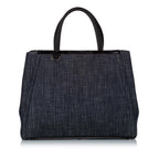 Fendi Petit 2Jours Denim Satchel (SHG-29466)