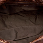 Fendi Puckered Bubble Leather Chef Shoulder Bag (SHG-29866)