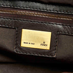 Fendi Puckered Bubble Leather Chef Shoulder Bag (SHG-32371)