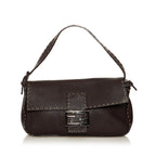 Fendi Selleria Leather Baguette (SHG-34890)