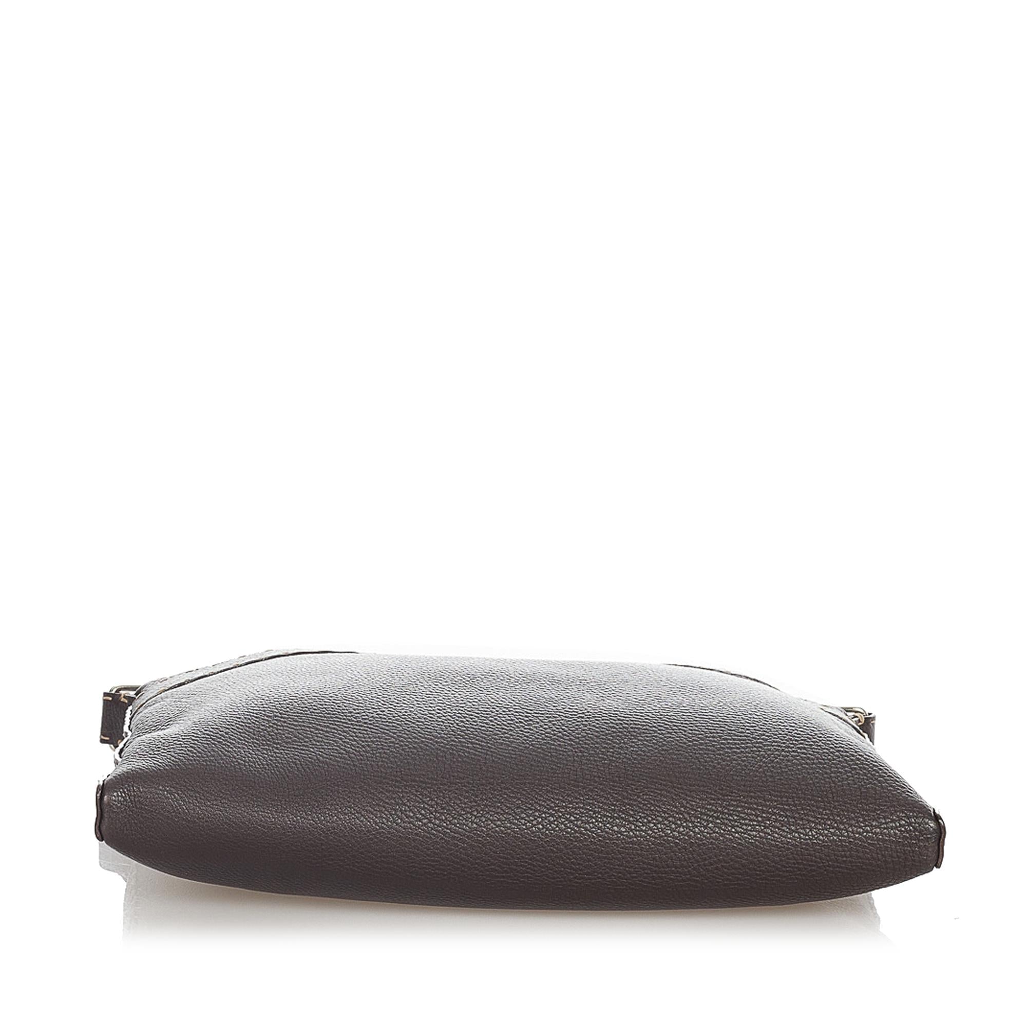 Fendi Selleria Leather Crossbody Bag (SHG-23838)