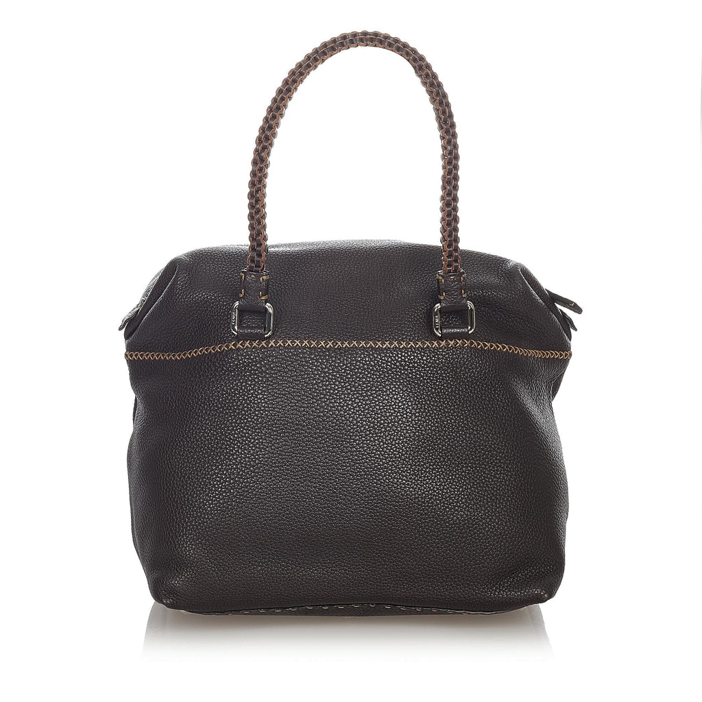 Fendi Selleria Leather Handbag (SHG-23572)