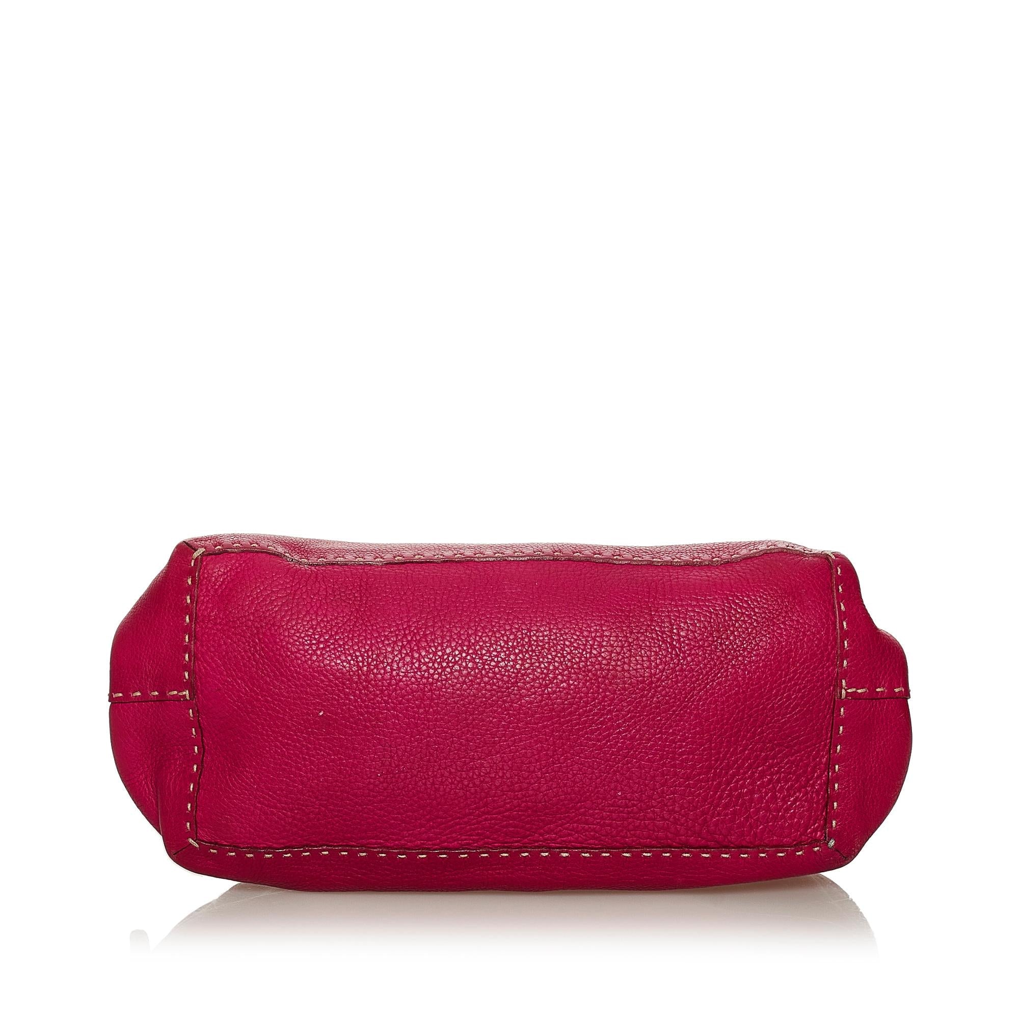 Fendi Selleria Leather Handbag (SHG-28758)