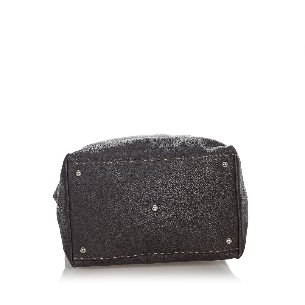 Fendi Selleria Leather Handbag (SHG-31787)