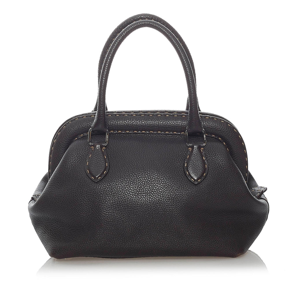 Fendi Selleria Leather Handbag (SHG-37198)