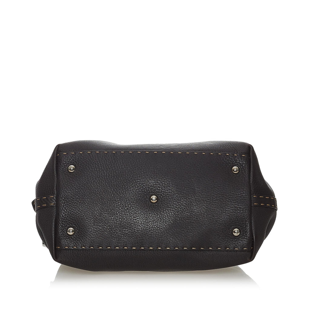 Fendi Selleria Leather Handbag (SHG-37727)