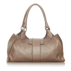 Fendi Selleria Sporty Leather Shoulder Bag (SHG-27367)