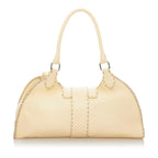 Fendi Selleria Sporty Leather Shoulder Bag (SHG-33592)