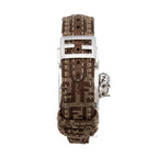 Fendi Stainless Steel FF Canvas Watch